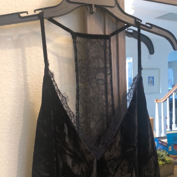 French Connection Velvet Slipdress - Picture 4 of 7